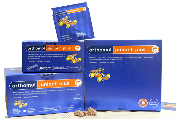 Orthomol junior c plus витамины для детей фото